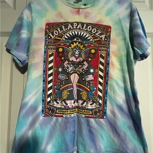 Lollapalooza Tie-Dye T-Shirt - overly worn in 2 spots